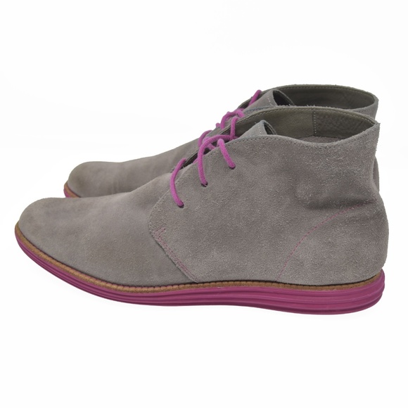 *Cole Haan Lunargrand Lunarlon Sz 10B Suede Boots - Picture 2 of 7